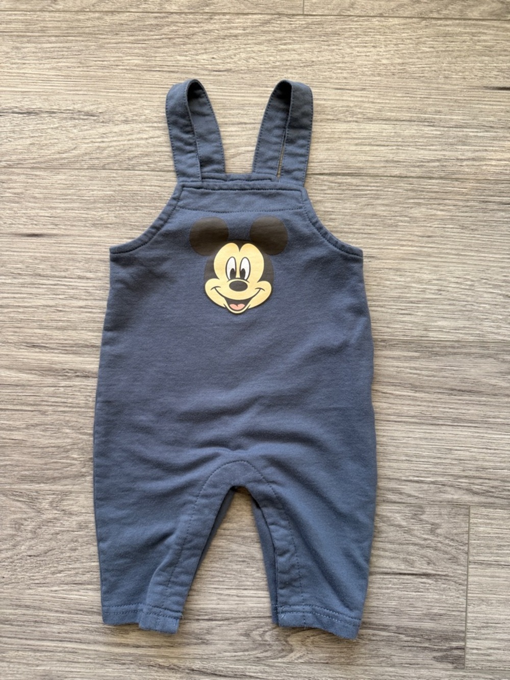 Navy Blue Baby Overalls with Mickey Size 3-6M